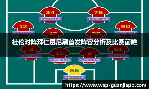 杜伦对阵拜仁慕尼黑首发阵容分析及比赛前瞻